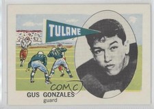 1961 Nu-Cards Football Stars Gus Gonzales #133 1q7