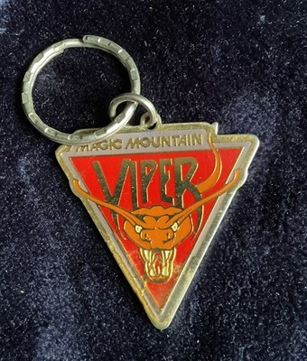 Schlüsselanhänger Magic Mountain The Viper Achterbahnfahrt 1990