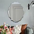 <!--F#f_0-->2 Sizes Antique Floral Outcut Oval Wall Mirror Decorative Makeup Vanity Mirror<!--F/-->