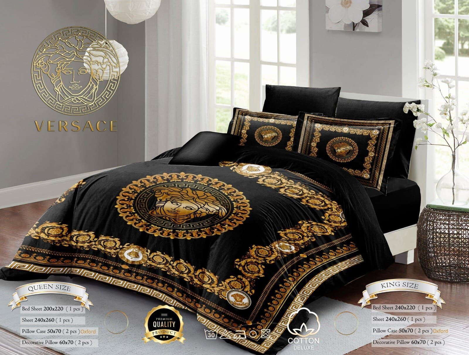 Duvet Cover Sset Medusa double size-image