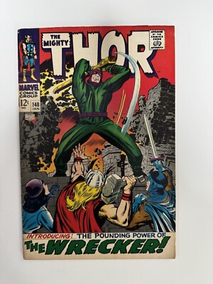 The Mighty Thor #148 (Marvel Comics January 1968) - Nice Copy!!
