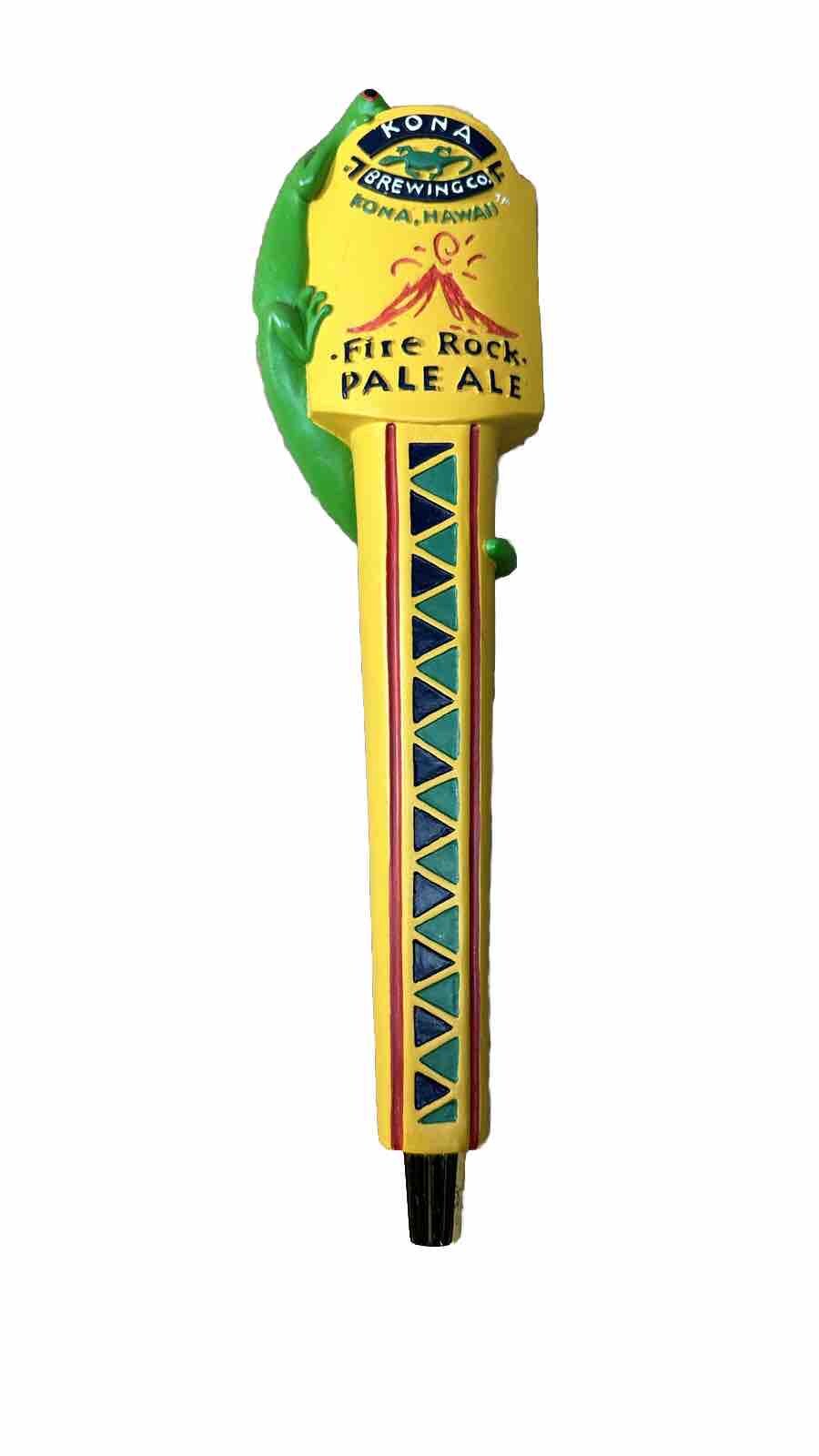 Kona Hawaii BEER Brewing Co Fire Rock Pale Ale 12” Tall Beer Tap Handle
