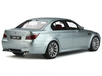 BMW e60 M5 Phase 2 2008 silver resin model car OT426 Otto 1