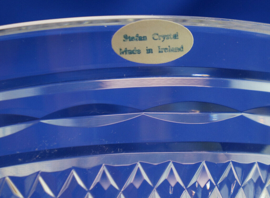 Tipperary Irish Crystal Kingston Ice Bucket, 7 1/2" x 7", NWT & Paper