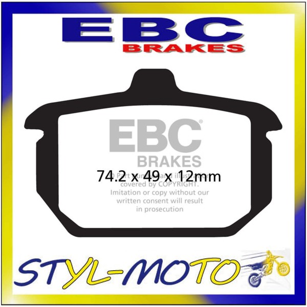FA078HH BeläGe Sinter Hinten EBC Harley Davidson Fxsb 1340 Low Rider 1983-image
