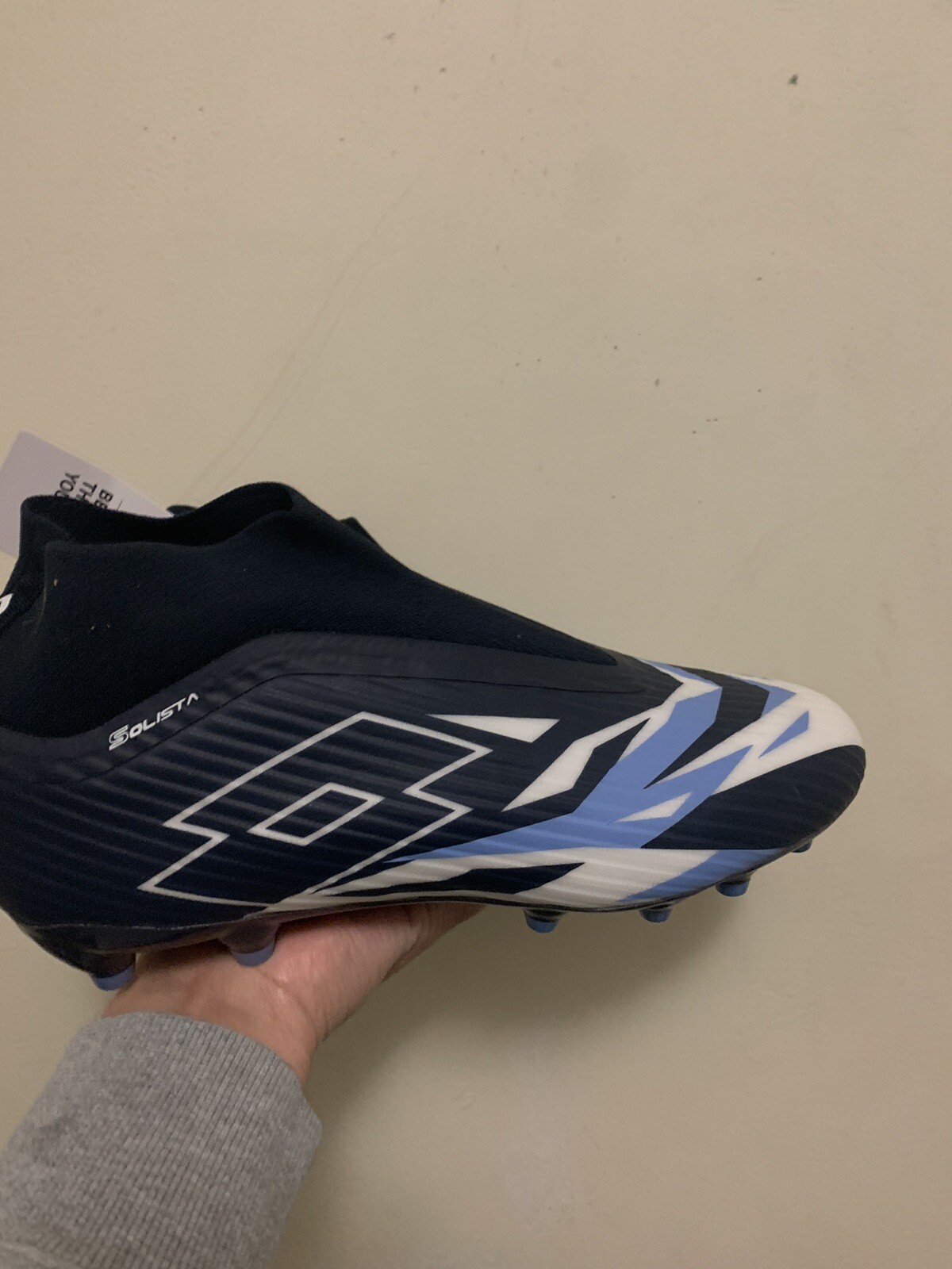 Lotto Solista 300 VI Gravity FG Soccer Cleats Men Size 12 #218132 9Z4 Navy Blue
