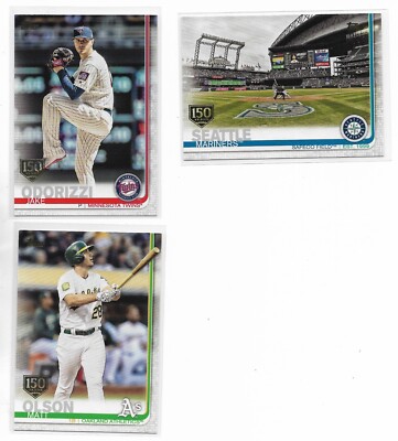 2019 Topps 150TH ANNIVERSARY Pick-A-Parallel Odorizzi Olson Blackmon Senzatela +