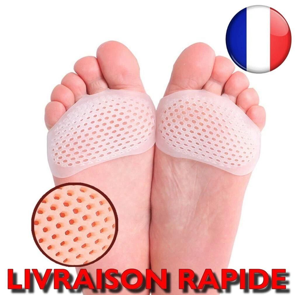 Coussin Pied Silicone Soulager Douleur Chaussure Coussinets Semelle  Orthopédique