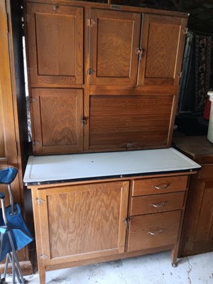 Antique Sellers Hoosier Kitchen Cabinet | eBay