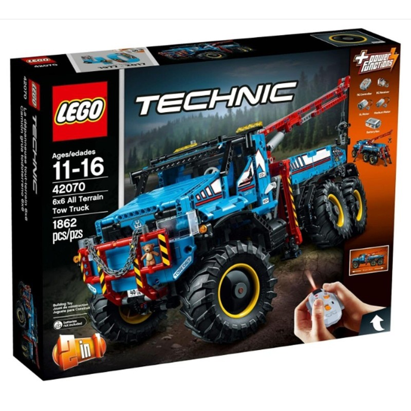 [7-10 Day Ship] LEGO TECHNIC: 6x6 All Terrain Tow Truck (42070), 18+