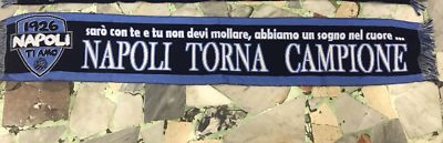 1 scarf naples SARO' CON TE E TU MUST NOT GIVE UP football scarf cc