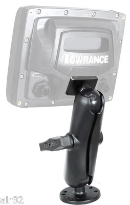 RAM MOUNTS RAM Super-Duty Quick-Release Mount for Lowrance Elite, Mark, Hook Fishfinders