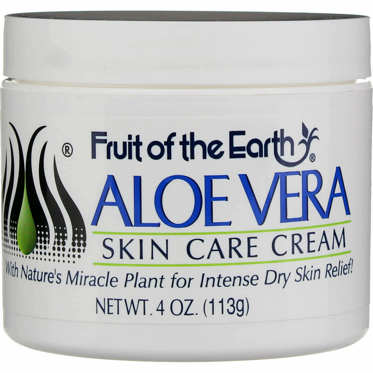 Paquete de 2 cremas para el cuidado de la piel de aloe vera Fruit Of The Earth, 4 oz