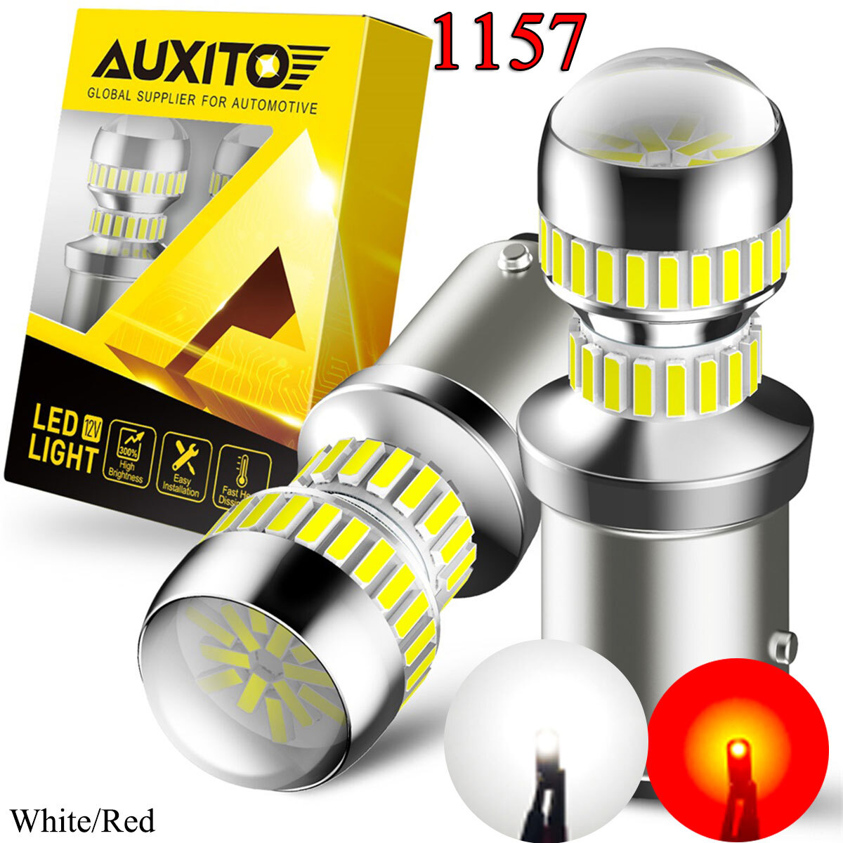 LED Brake Stop Light Bulb 1157 2357 White For Toyota Camry 1990-1996 CANBUS M