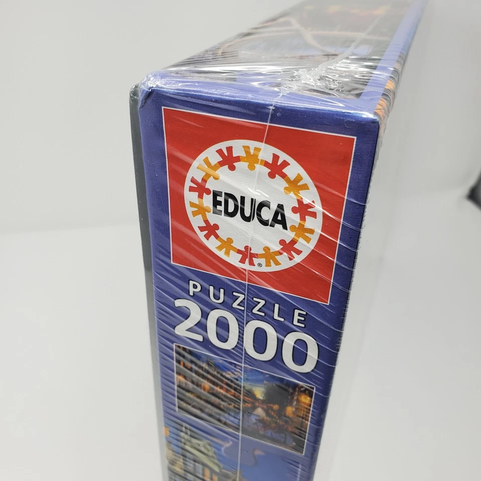 Rompecabezas Educa 2000 piezas Ámsterdam con amor bicicleta de ciudad NUEVO sellado Foto 2 de 4