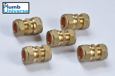 Kompressionsminderer 15 mm x 16 mm Messing (Menge 5)