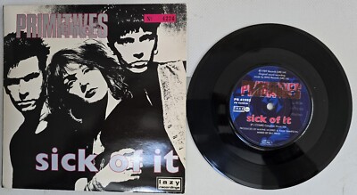 PRIMITIVES SICK OF IT NUMBERED EDITION UK SINGLE + GATEFOLD PICTURE SLEEVE, MINT