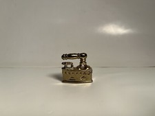 Metal Iron Dollhouse Miniature Gold Made England 576176 Toy Diorama Appliance