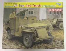 Dragon Armored 1/4 Ton 4X4 Truck w/ Bazookas 1/35 6748 ST