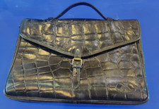 Mulberry Black Congo Leather satchel  VGC briefcase document laptop case