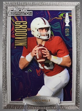 Davis Mills 1/50 2021 Wild Card Alumination Rookie RC Groovin' Houston Texans SP. rookie card picture