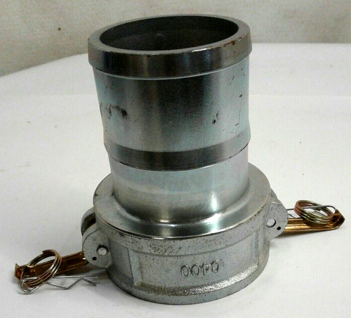 SealFast C400 Cam-Lock Female X 4" Hose Barb Aluminum Fitting Qty 1