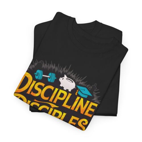 Camiseta Discipline Disciples Negra Hombre Mujer S M L XL 2X 3X - Imagen 5 de 25