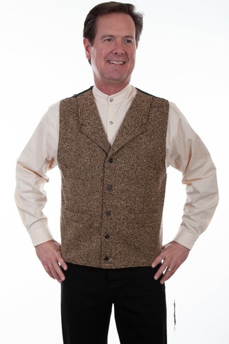 Chaleco de tweed para hombre Scully 521124 - Imagen 2 de 2