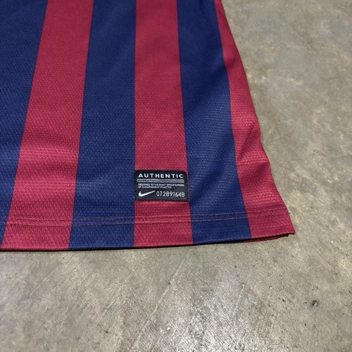 Nike Barcelona Qatar Airways Unicef Sleeveless Jersey Men's XS Dri-Fit Soccer - Picture 5 of 10