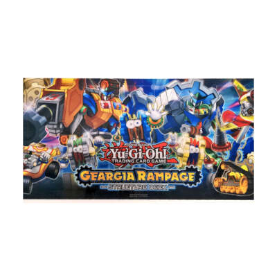 Yu-Gi-Oh! Structure Deck: Geargia Rampage Game Mat Spielmatte Versiegelt