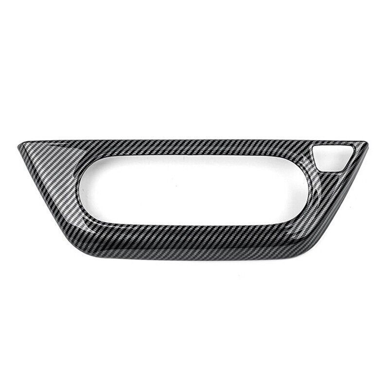 Carbon Fiber ABS Air Conditioner Button Panel Cover Trim For Chevrolet Trax 2024