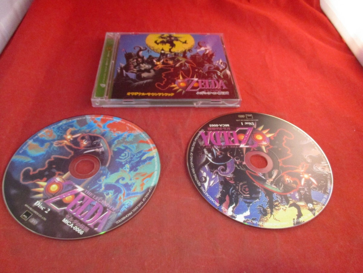 The Legend of Zelda Majora's Mask Soundtrack Music CD JAPAN 2