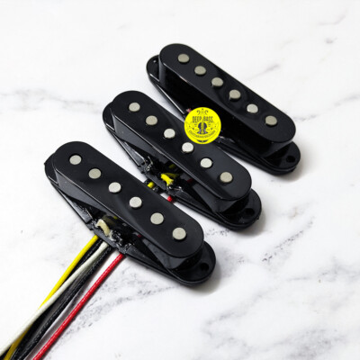 for Fender Strat Electric Guitar Pickup SSS Single Coil Alnico 5 Magnet Set of 3