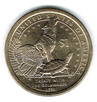 2013-D $1 Brilliant Uncirculated Business Strike Native American Dollar Coin!