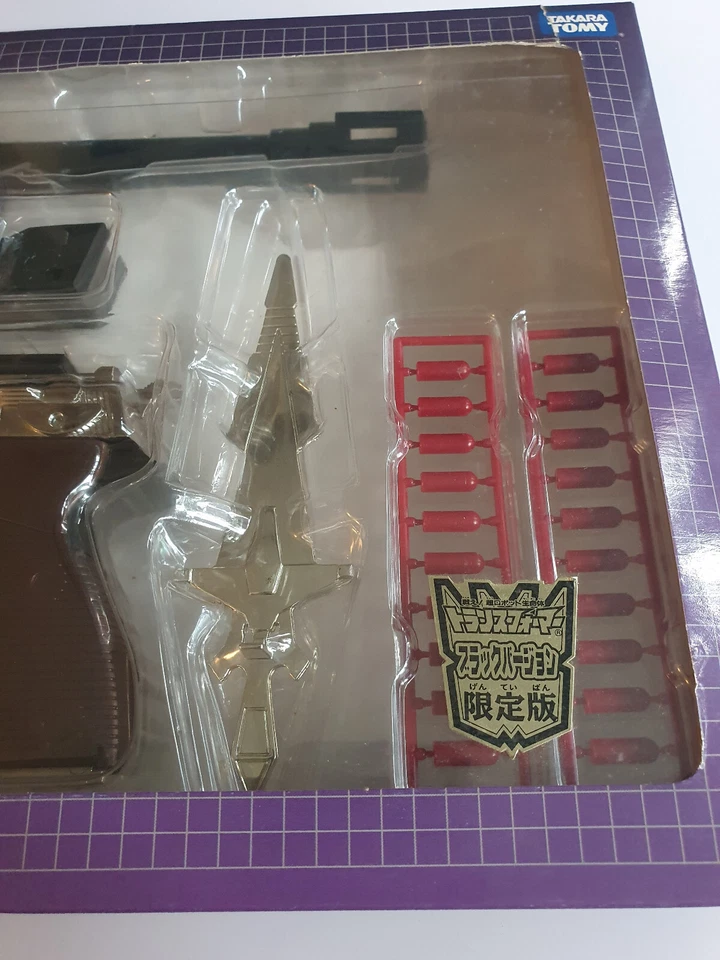 TRANSFORMERS G1 Reissue BLACK MEGATRON Gun E-hobby Collector's DESTRON Unopened - Image 4 of 4