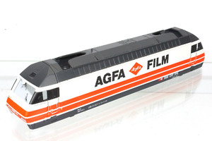 Train Voyageurs Favero Agfa Articolo 550 échelle H0 Des Années 1960