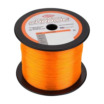 Berkley ProSpec Chrome Orange or Yellow 50lb 22.6kg Monofilament 5000 yds. 4572m