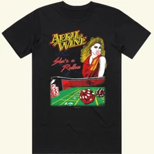 April Wine Band She Is A Roller T Shirt Full Size S-5XL