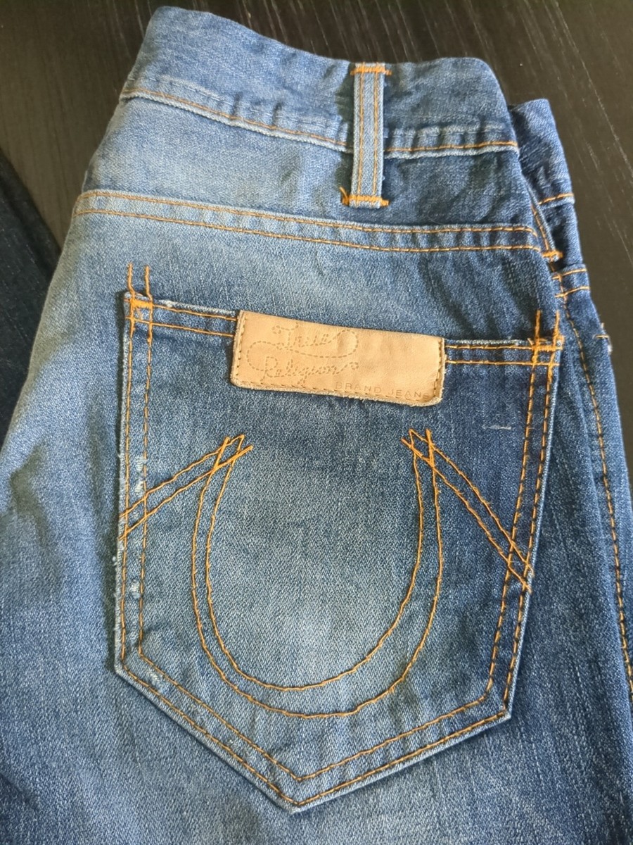 パンツ True Religion / Damaged Flare Denim True Religion USA-made Damaged Denim Flare with Flap Pockets
