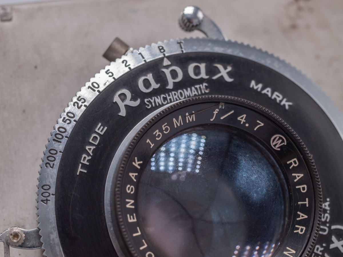 「超希少品」Rapax Synchromatic 135mm f4.7 USA 超希少品」Rapax Synchromatic 135mm f4.7 USA Wollensak 135mm