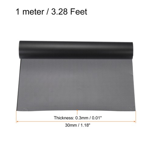1.2 Inch x 3.3 Feet Computer Dust Mesh Filter, PVC PC Case Cover, Black 2pcs - Picture 2 of 6