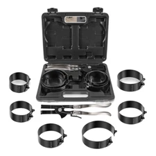 940387 Piston Ring Compressor Tool for Car Engine, Ratchet Pliers, Storage Case