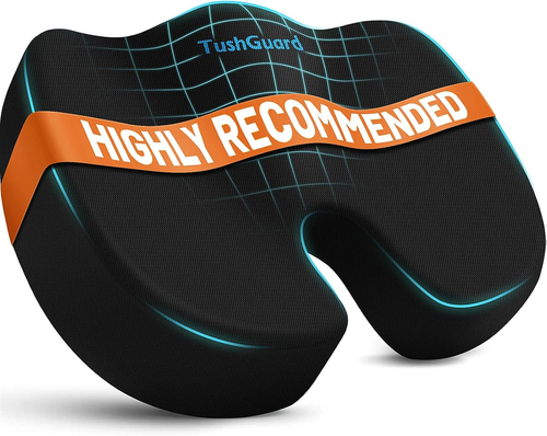 Seat Cushion for Office Chair Memory Foam Non-Slip Cushion Back, Relief Chair Pa