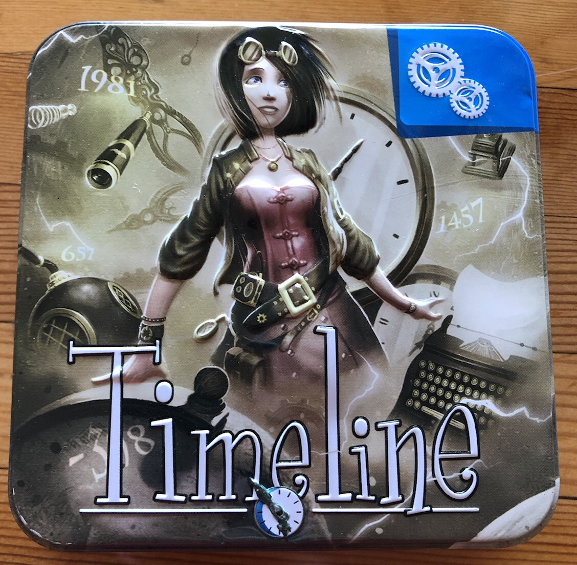 Timeline Inventions Card Game by Asmodee Frederic Henry Tin Box  3558380011453 | eBay
