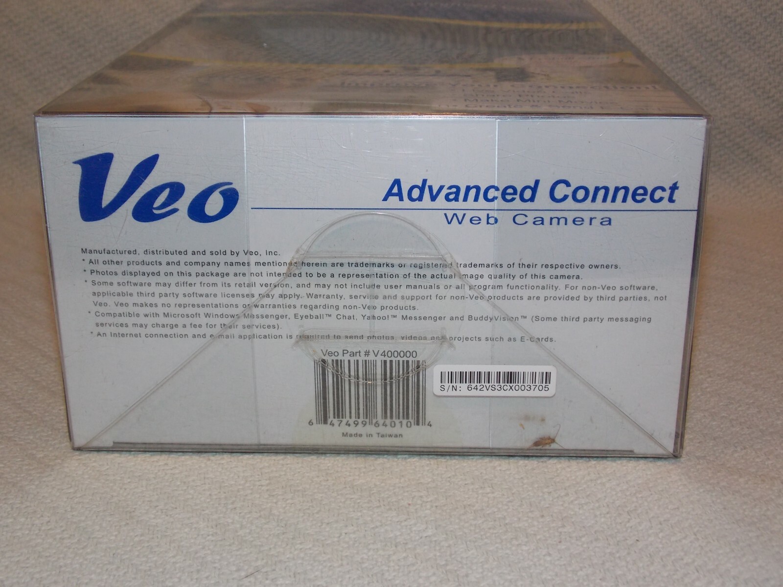 Veo Advanced Connect Web Cam w/Door USB PC Camera Free Standing ...