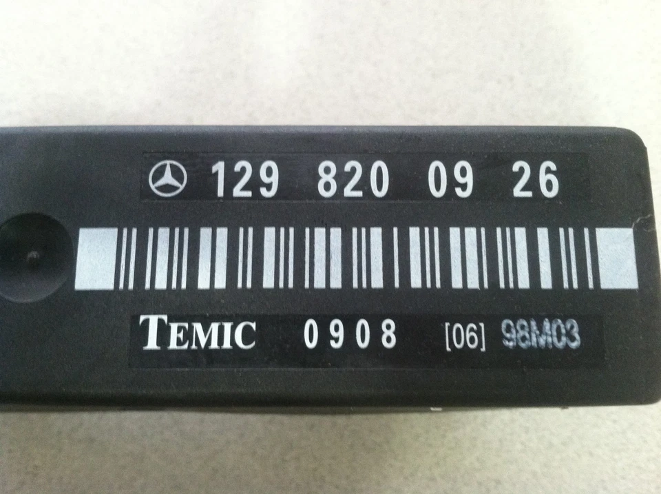 1990-2002 MERCEDES-BENZ SL500 SL320 SL600 R129 ~ CONTROLE DE MEMÓRIA DO ASSENTO DO MOTORISTA - Imagem 2 de 4