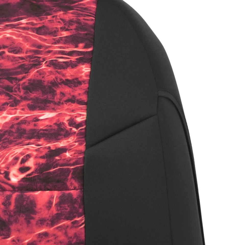 For Alfa Romeo Giulia 17-25 Seat Cover Mossy Oak 2nd Row Elements Crimson Custom Foto 4 de 4