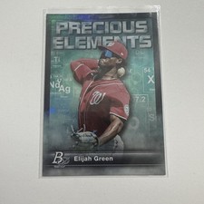 2023 Bowman Platinum #PE-24 Elijah Green Precious Elements