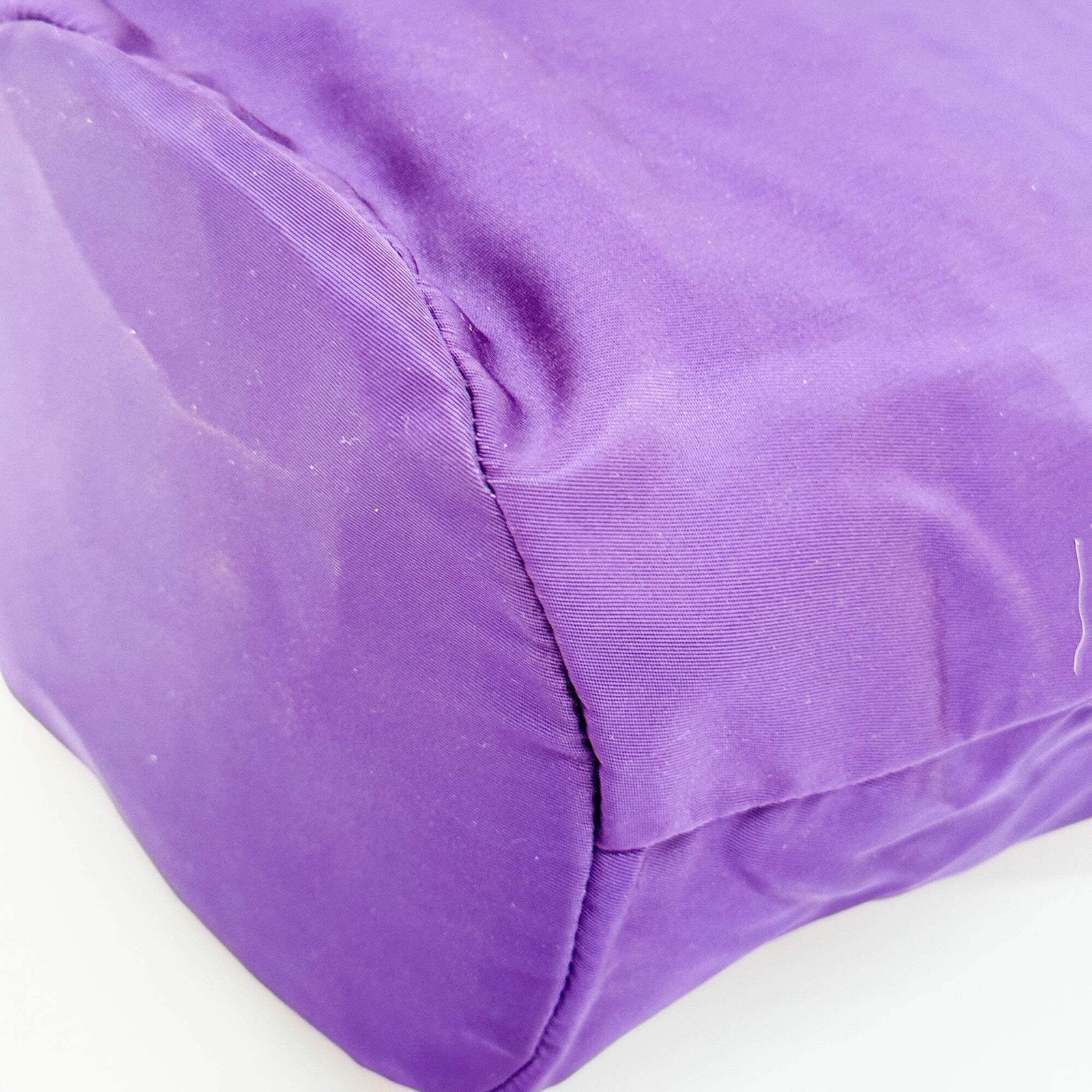 PRADA Violet Nylon Bucket Shoulder Bag thumbnail 11