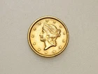 1853-P $1 LIBERTY HEAD ONE DOLLAR GOLD COIN